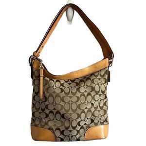 Coach Brown and Tan Hobo Bag